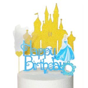 Set of 5 Cinderella Disney Inspired Castle Topper
